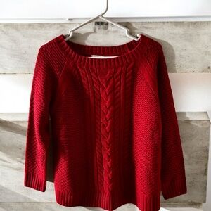 St. John's Bay Rich Red Sweater
